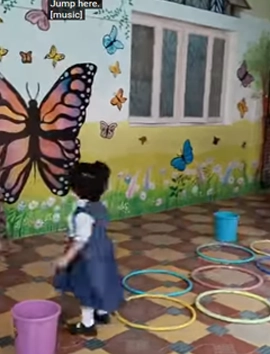 Little Learners Practicing Jumping