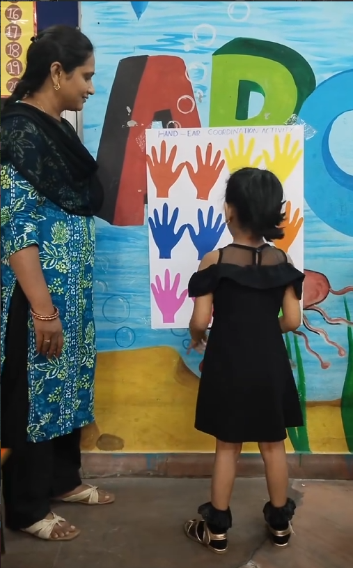 🌈👂✋ Hand & Ear Coordination Activity