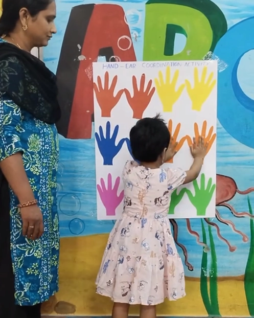 🌈👂✋ Hand & Ear Coordination Activity